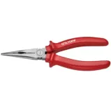 Ceta Form Turkish Straight Long Nose Pliers With Red Handle 160mm (Model: E15-43-0160)
