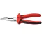 Ceta Form Turkish Super Straight Long Nose Pliers With Red Handle 160mm (Model: E15-11-0160)
