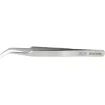 "Bent Nose Tweezers, 155 Mm Length, Nickel-Plated Finish – Model H43G-150-SA3"