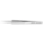 Bent Needle-Nose Tweezers, Fine Tip, 110 Mm Length, Nickel-Plated Finish – Model H40-5-SA