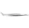 Bent Tweezers, 120 Mm Length, Nickel-Plated, Turkish Ceta Form – Model H42-06-0120