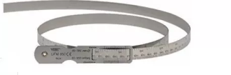 Flexible Circumference Ruler— Diameter 300–700 Mm, Circumference 940–2200 Mm, Laser-engraved