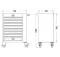 Heavy Duty 6-Drawer Super Tool Trolley, Ceta Form, Turkey, A01-06