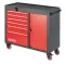 Heavy Duty 6-Drawer Super Tool Trolley With Side Tool Holder, Ceta Form, Turkey, A01-06W