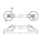 2-Cup Plastic Glass Suction Lifter, 80 Kg Capacity, Ceta Form, Turkey, N36-1002