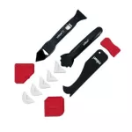 مجموعة أدوات متعددة الوظائف للقشط مكونة من 11 قطعة