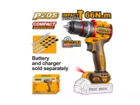 Compact Brushless Cordless Impact Drill 20V 66 N.M INGCO