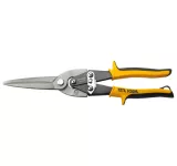 Ceta Form Long Nose Straight Snips, Yellow, 12", Model J04-300S