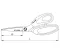 Ceta Form Long Nose Snips 9", Red Handle, Model J18-230