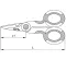 Ceta Form Hand Shears 145mm, Red × Black, H.D., Model G40-48-0145
