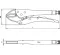 Ceta Form Flat Jaw Locking Pliers, H.D., 9.25", Model E51-16-0235