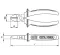 Ceta Form Diagonal Cutting Pliers, Super Handle, 5.5", Model E06-11-0140