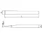 Ceta Form L25-150-2 Flat Chisel, 150 Mm, Hardened Steel, Type H.D6, Made In Turkey