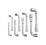 Set Of Perforated Angle Socket Wrenches, 8 Mm To 19 Mm, CETA FORM, Turkish, B28-B08