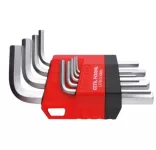 9-piece Short Hex Key Wrench Set, CETA FORM, Turkish, LT/9