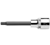 1/2" Long Hex Bit Socket, 6 Mm, 99 Mm Length, Ceta Form, C28S-H06L