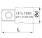 Ceta Form 3/8" Male To 1/2" Female Socket Adapter, Made In Turkey — C21-91