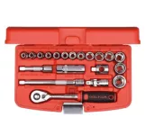 20-piece 3/8" Socket Set (6–22mm), Ceta Form, Made In Turkey — C10-20PH2
