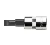 6.5 Mm Slotted Bit Socket, 1/4 Inch Drive, Length 37 Mm, Model C08S-S65, Cetaform Turkish