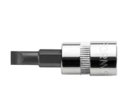4.0 Mm Slotted Bit Socket, 1/4 Inch Drive, Model C08S-S40, Cetaform Turkish