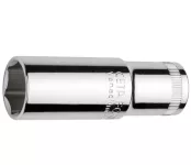 16 Mm Long Hex Socket, 1/2 Inch Drive, Length 77 Mm, Model C24-H16, Cetaform Turkish.