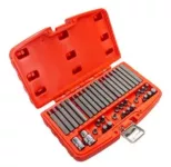 40-Piece Bit Set 1/2" & 3/8" – Torx, Hex, And Spline – Ceta Form Turkey – Model C28-SS40