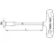 Ceta Form T-Handle Socket Wrench 13mm Length 230mm K20-13L