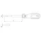 Ceta Form G01-040-100 4.0×100mm 1000V Insulated Slotted Screwdriver