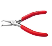Electronic Pliers With Bent Nose, Red Handle, 120 Mm, Ceta Form (Turkish), Model H31N-120SB