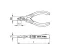 Electronic Side Cutting Pliers H.D., 120 Mm, Ceta Form (Turkish), Model H20S-120SB