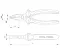 Combination Pliers With Super Handle, 200 Mm, Ceta Form, Model E01-11-0200