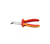 Bent Long Nose Pliers, 1000V Insulated, 160mm – Ceta Form, Made In Turkey, Model: G16-18-0160