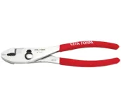 Slip Joint Pliers, Red Handle, 200mm – Ceta Form, Made In Turkey, Model: E05-14-0200