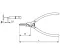Straight External Circlip Pliers, 180mm – Ceta Form, Made In Turkey, Model: E65-44-0180