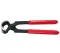 Standard Pincers, Black Finish, Red Handle, 200mm – Ceta Form, Made In Turkey, Model: E35-54-0200