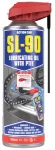 ACTION CAN® SL-90 (Twin Spray)_500ML PTFE-enhanced lubricant reduces friction and prevents wear.