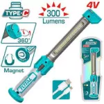 Rechargeable Work LED Lamp 300 Lumens 4V Total