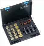 V-COIL Thread Repair Workshop Kit (48 Pieces) M 13x1.5 / M 15x1.5 / M 17x1.5 For Oil Drain Screw Thr...