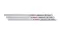 BOSCH Hacksaw Blades 300 Mm 24 TPI 3-Piece