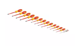 طقم مفكات بوش المعزولة VDE (مجموعة متنوعة) عدد 14 قطعة – احترافي