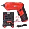 MPT Cordless Screwdriver Set, 4 Volt - 1500 MAh- MCSD4006.3