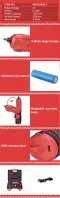 MPT Cordless Screwdriver Set, 4 Volt - 1500 MAh- MCSD4006.3