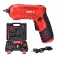 MPT Cordless Screwdriver Set, 4 Volt - 1500 MAh- MCSD4006.3