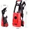 MPT High PRESSURE Washer BROOM 125 BAR ON WHEELS 1400 WATT DRAINAGE RATE 6.5 AND 5.5 LITERS 5 METER HOSE AND SOAP TANK MHPW1403
