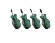 BOSCH Stubby Screwdriver Set 4-Piece
