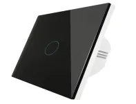 WIFI Smart Touch Wall Switch 1 Gang 10A Black MOES