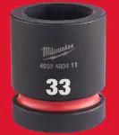 MILWUAKEE IMPACT SOCKET 1 INCH - 33 MM