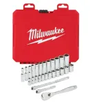 MILWUAKEE 1/4 inch Ratchet And Socket Set 28 PCS