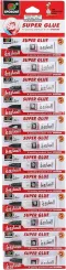 Epobond Sarough Super Glue, Clear, Liquid, Glue, 12 Count