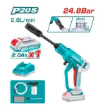 TOTAL 20V Cordless Pressure Washer with one battery and charger